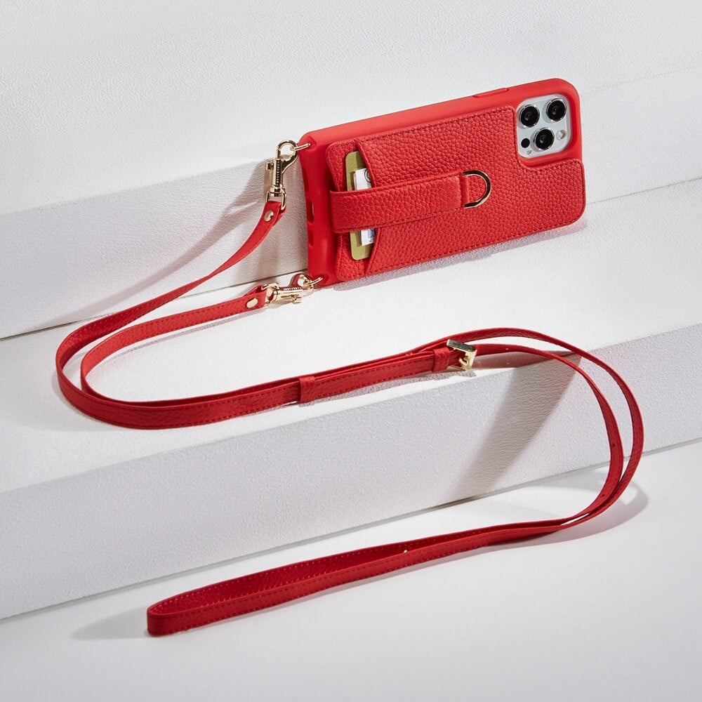 Chic iPhone 13 Pro leather style