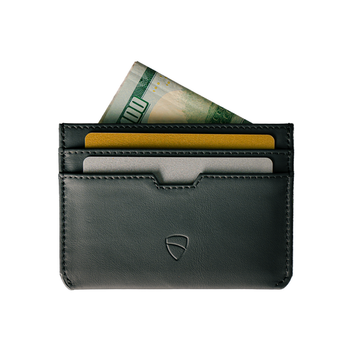 Classic minimalist design leather card wallet